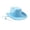 Sky Blue, variant on Voska Plain Felt Cowboy & Cowgirl Hat for Men and Women | Western Studded Cowboy Hat in Adult Sizes Light Blue One Size