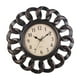 thumbnail image 1 of Reloj de pared retro Zulema 10 pulgadas negro, 1 of 8