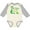 Natural and Heather, variant on Inktastic My Gammy Loves Me Grandson Dinosaur Boys Long Sleeve Baby Bodysuit