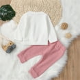 thumbnail image 4 of Durtebeua Baby Girl Outfit Sweatshirt Pants Fall Winter Clothes 12-18 Months, 4 of 6