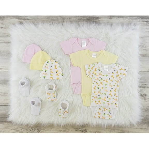Bambini 9 Pc Layette Baby Clothes Set