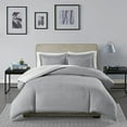 thumbnail image 4 of Madison Park Hayden Housse de Couette Réversible à Rayures Mini Set Gris Simple, 4 of 4