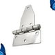 thumbnail image 3 of EeaseMX Bisagra de acero tipo T para caja industrial, equipo de automatización (plateada, 8,5 x 7 cm), 3 of 7