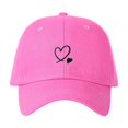 thumbnail image 4 of XIAOCHA Womens Embroidered Baseball Cap Adjustable Hat Band Outdoor Dad Hat,Hot Pink, 4 of 4