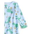 thumbnail image 3 of Wonder Nation Organic Cotton Baby Unisex Zip Front Footed Sleep N Play Pajamas, Sizes Preemie-6/9 Months, 3 of 3