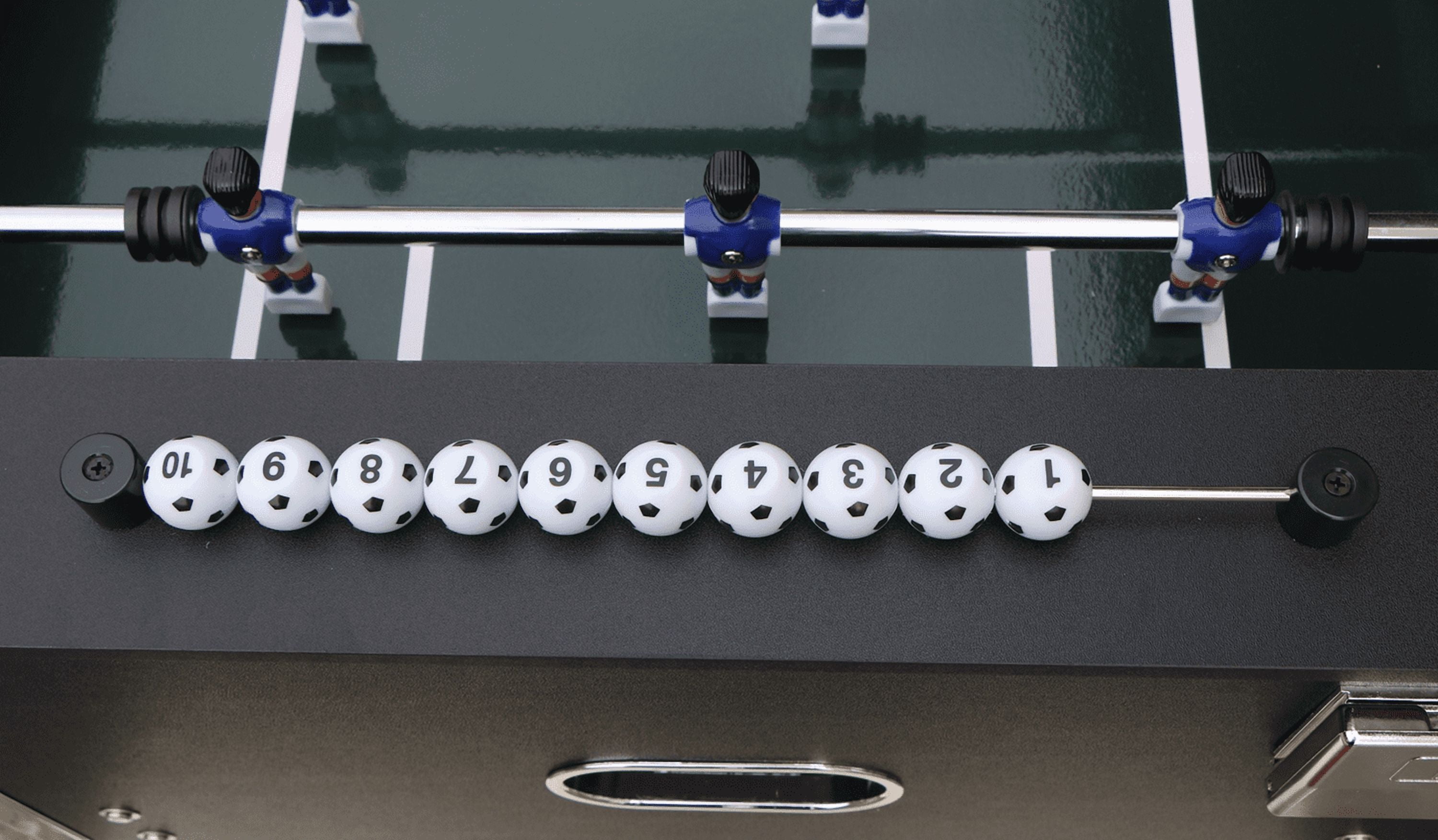 54" Foosball Table for Home - Soccer Football Game Table with Steel Rods & Balls, 54.5" x 29.3" Family Game Table for Kids & Adults, Indoor Sports Entertainment