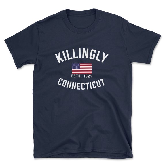 Killingly Connecticut Patriot Men's Cotton T-Shirt