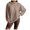 Khaki, variant on Zhanying Palm Hoodie for Women Pink Y2K Tops,Women Fashion Solid Neck Hooded Long Sleeve Casual Hoodie Loose Top