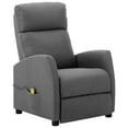 thumbnail image 4 of vidaXL Massage Recliner Electric Massaging Recliner Chair for Elderly Fabric, 4 of 8