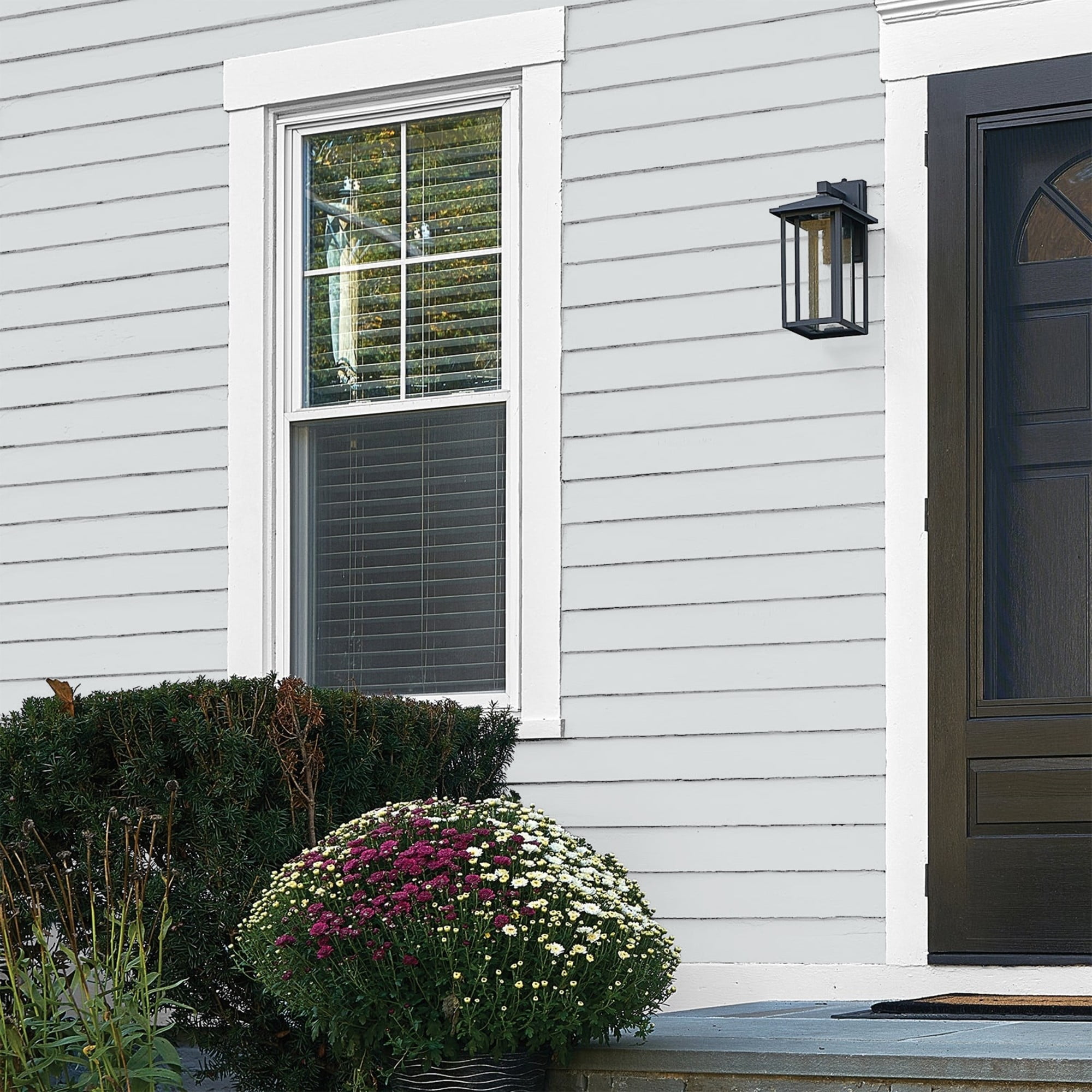 Glidden Fundamentals Spring Thaw / White Flat Exterior Paint, 5 Gallon