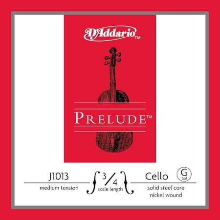 D'Addario Prelude Series Cello G String 3/4 Size