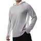 thumbnail image 1 of Sudadera con capucha con protección solar WELIGU para hombre UPF 50+ gris 2XL, 1 of 6