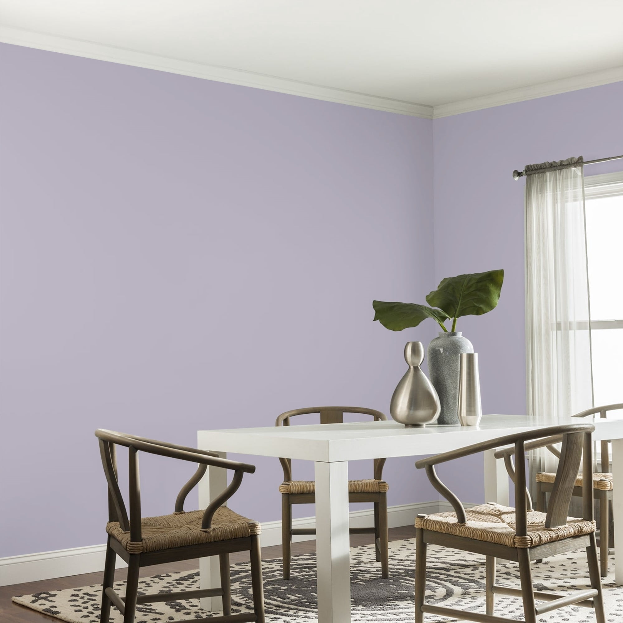 Glidden HEP Cloudberry / Purple, Eggshell Interior Paint with Primer, 1 Quart