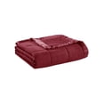 thumbnail image 6 of Twin Down Alternative Blanket with Satin Trim, Soft Lightweight Bed Blanket For All Season, Breathable Blanket for Home, Burgundy, 6 of 7