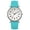 Light Blue, variant on Waterproof Nurse Watch for Medical Professionals, Students Women Men - Military Time Luminouse Easy Read Dial, 24 Hour with Second Hand, Colorful Silicone Band