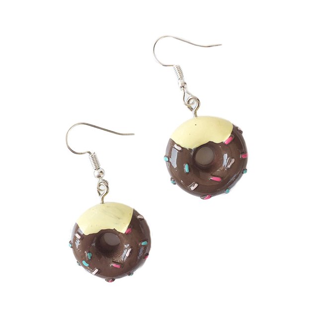 serony Boucles d'Oreilles Pendantes Mini Imitation Nourriture pour Femmes Cadeau Bijoux