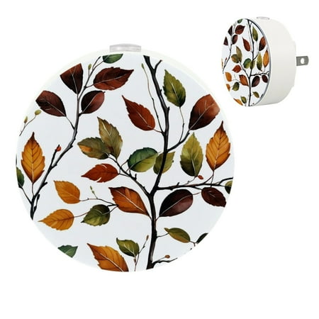 

YZUOUZY Night Light Bedroom Lamp Bedside Lamps Set of 2 Branches Flag Leaves