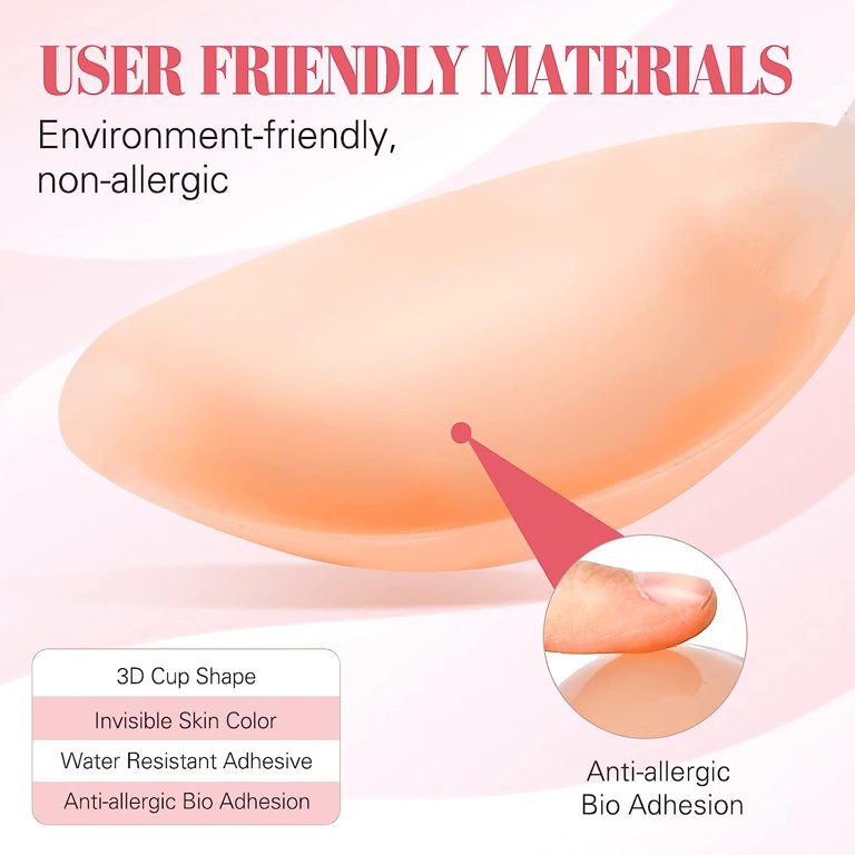 Sticky Bra,Strapless Backless Bras,Adhesive Invisible Push Up Silicone Bra  for Large Breasts for Women - Walmart.com