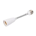 thumbnail image 1 of Adaptador de extensión de casquillo de luz Uxcell de 7.3" - 1 pieza adaptador de casquillo de bombilla E26, máximo 60W para lámpara estándar de bricolaje, accesorio de iluminación, blanco, 1 of 6
