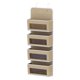 thumbnail image 1 of Organizador de armario de puerta 4 bolsillos ropa colgante de pared para dormitorio beige Gloria Bolsillo de almacenamiento, 1 of 8