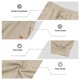 thumbnail image 2 of Ceisia Men Solid Color Corduroy Straight Leg Pants Elastic Waist Drawstring Gift Casual Trousers, 2 of 7