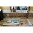thumbnail image 2 of Tricolor Pembroke Corgi Snowman Christmas Dish Drying Mat, 2 of 2