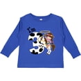 thumbnail image 3 of Inktastic I'm Three-cowgirl Riding Horse Birthday Girls Long Sleeve Toddler T-Shirt, 3 of 5