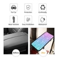 thumbnail image 4 of Bingfone Car Four-Season Universal Armrest Box Mat,Car Armrest Seat Cover Soft Leather Waterproof Armrest Cover Center Console Mat-Multicolor Glitter, 4 of 7
