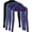 Black+dark Gray+blue+purple, variant on 4 Pieces UV Protection Sun Shawl Cooling Arm Sleeve with Thumb Hole for Women Men Cycling Driving Golf Sleeves Cover