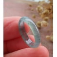thumbnail image 3 of 2 Pcs Certified Icy Green Burma 100% Natural A JADE Jadeite Circle RING USA. 5 & 7.75 RING 673466 TN, 3 of 13
