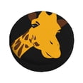 thumbnail image 2 of Waterproof Spare Wheel Cover, Giraffe Nature Pattern Adjustable Wheel Cover For Jeep Trailer RV SUV Car, 17 inch, 2 of 8