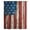 Red, Navy, Grey, variant on American Flag Sheer Curtains 108" Extra Long for Living Room, Blue Star Red Stripes Farmhouse Vintage Light Filtering Privacy Drapes, Semi Sheer Window Treatment for Floor to Ceiling Window