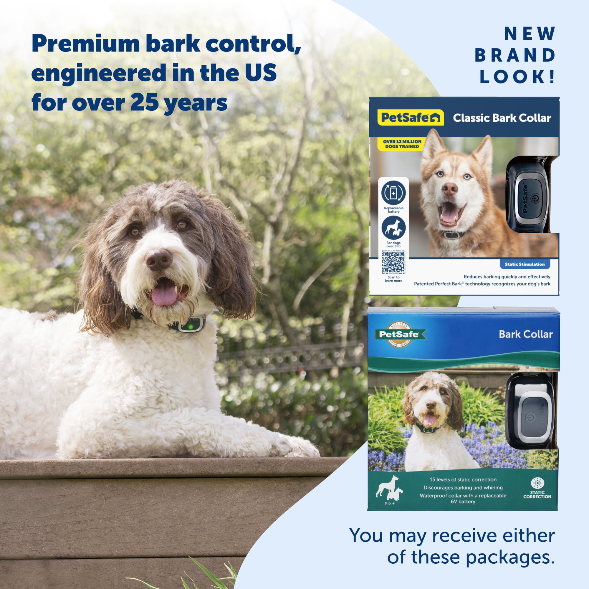 PetSafe Bark Control Collar for Dogs 8 lb. and Up, Automatic Anti-Bark  Static Correction Training - Walmart.com