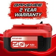 thumbnail image 7 of Banshee V20 20 Volt Max 4.0AH Lithium-Ion Battery, Replacement for CMCB204 - 2 Year Warranty, 7 of 7