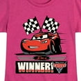 thumbnail image 3 of Disney's Cars - I'm A Winner - Toddler And Youth Girls Short Sleeve Graphic T-Shirt, 3 of 5