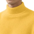 thumbnail image 5 of Babcutegg Big and Tall Mens Mock Neck Sweater Ribbed Knit Long Sleeve Soft Comfy Fall Winter Casual Pullover Sweaters Size M, 5 of 6