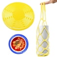 thumbnail image 2 of Multi Use Silicone Storage Bag & Organizer Wine Holder Handheld Bottle Mesh Silicone Mat Mesh Design Stable Placement Scratch for Drinks Wine Bottle Sleevebottle Cover Insulated Wine Sleeve Neoprene, 2 of 4
