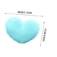 thumbnail image 3 of Cojín decorativo en forma de corazón | Cojín Hort Puffy de terciopelo rosa suave relleno de fibra de poliéster resistente | Cojín decorativo para sofá de sala de estar infantil | Lavable a máqu, 3 of 5