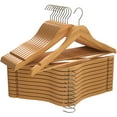 thumbnail image 1 of Utopia Home Perchas de madera premium, paquete de 20 – Perchas duraderas y delgadas – Perchas para trajes con gancho giratorio de 360 ​​grados – Perchas de madera con ranuras para los hombros (color n, 1 of 5