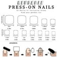 thumbnail image 3 of Press on Toenails,Spring Summers Glues on Toe Nails,24pcs Reusable UVS Finish Fake Nails Acrylic False Nails for Womens, 3 of 7