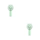 thumbnail image 3 of Bearachild Ventilador de mano Ventiladores USB Dispositivo de enfriamiento de de escritorio con enfriador de pestañas base para mujeres niñas Verde 2Conjunto, 3 of 6