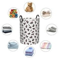 thumbnail image 6 of Balery Poodle Dog Round Laundry Basket with Handles Waterproof Freestanding Laundry Hamper for Clothes Toys in the Dorm and Family-, 6 of 8