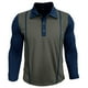 thumbnail image 5 of pstuiky camisas de manga larga para hombre, Blusas casuales de moda para hombre, de color liso, con botones, bolsillos, manga larga y cuello redondo Tops de hombre m, 5 of 8