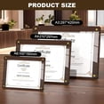 thumbnail image 2 of Diploma Certificate Picture Frame: Certificate Frame, Diploma Frame, 2025 New Vertical and Horizontal Dual-Use 98% Light-Transmitting Frame Certificate Holders, Diploma Frame 8.5 x 11 (A4), 2 of 8