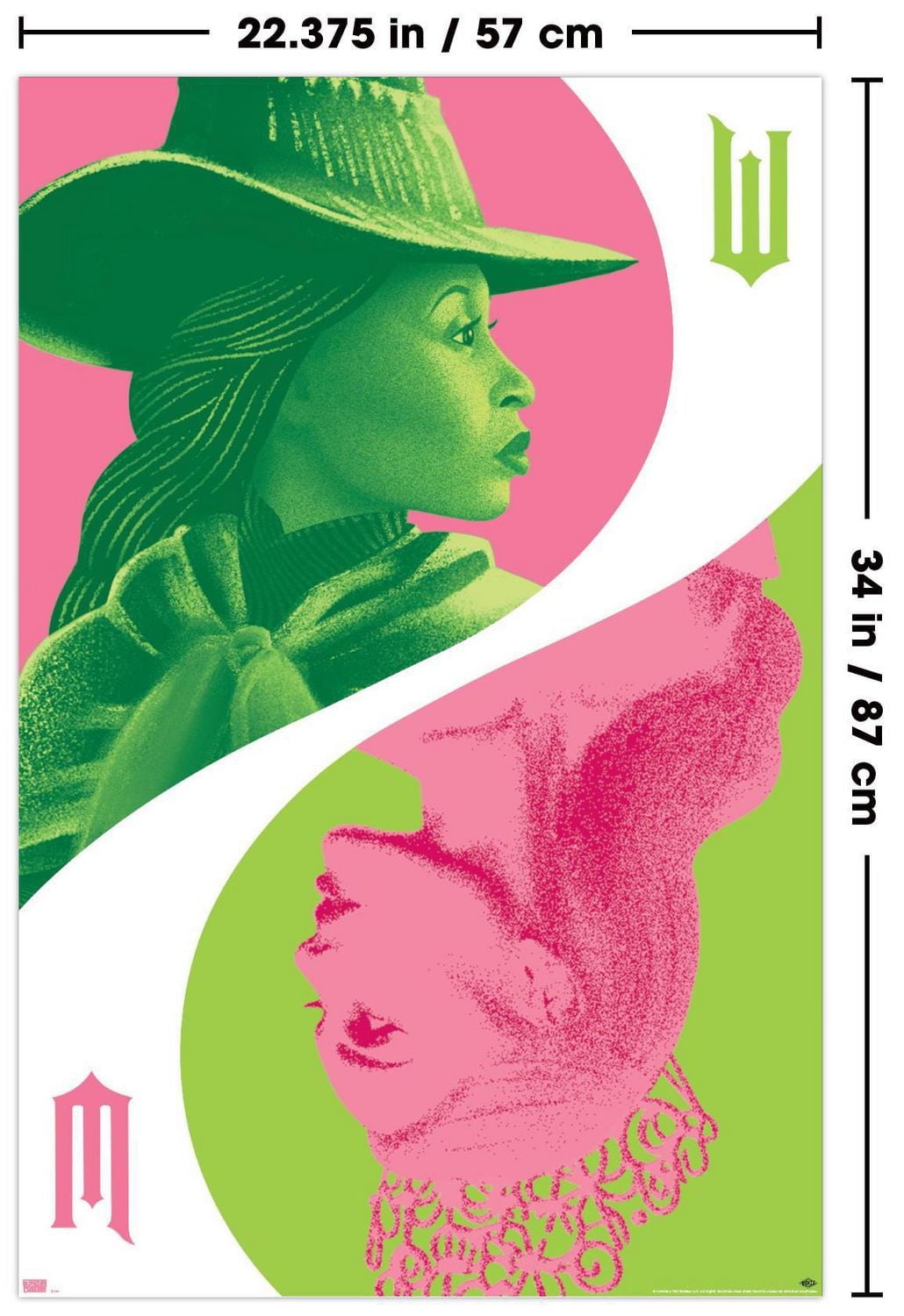 Wicked - Reflection Wall Poster, 22.375" x 34"