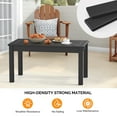 thumbnail image 7 of UBesGoo HDPE Outdoor Patio Table, Rectangle Coffee End Table, All Weather Deck Balcony Garden Porch Table, Black, 7 of 7