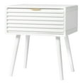 thumbnail image 3 of Ktaxon Solid Wood Nightstand End Table, Side Side End Table for Bedroom Furniture, White, 3 of 8