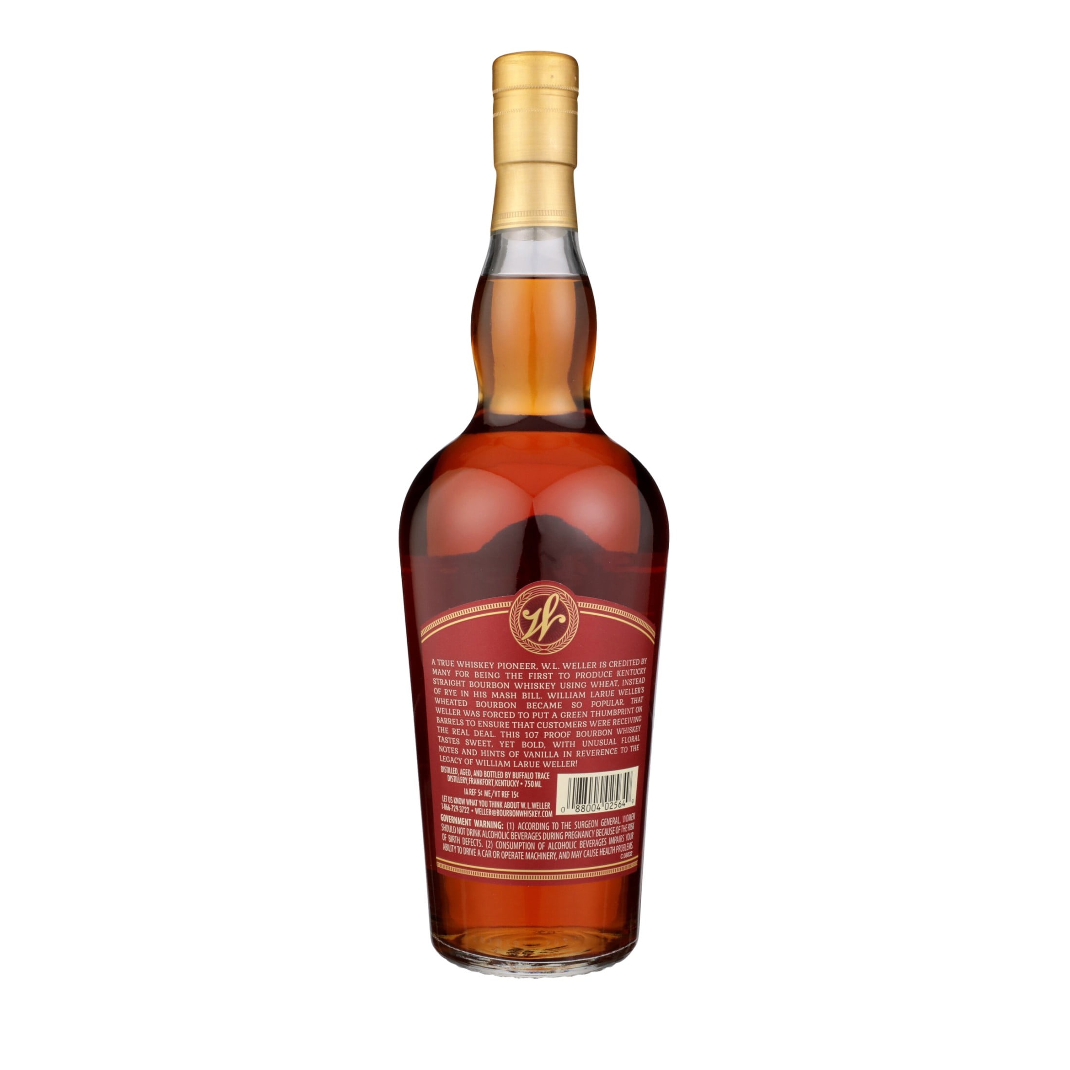 Weller Antique Kentucky Straight Bourbon Whiskey, 750ml, 107 Proof (53.5% ABV)