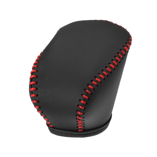 Cubierta de perilla de cambio de marchas automático, funda de transmisión, palanca de cambios para Infiniti QX50 2019-2024, piel sintética, puntos negros y rojos