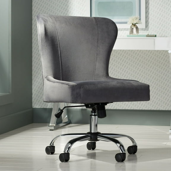 Studio 55D Erin Gray Fabric Adjustable Office Chair